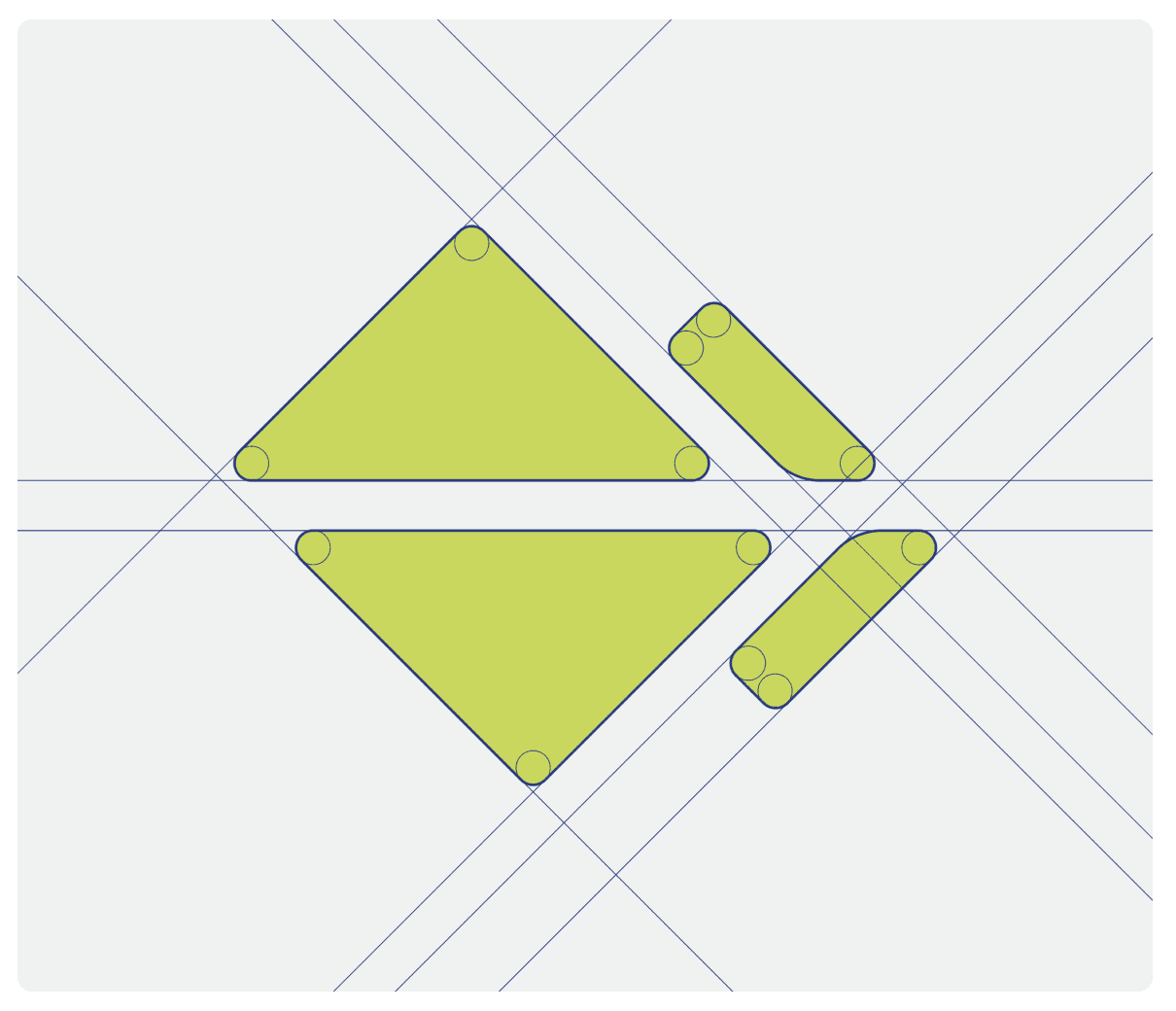 Construction grid for the I&C Solutions symbol